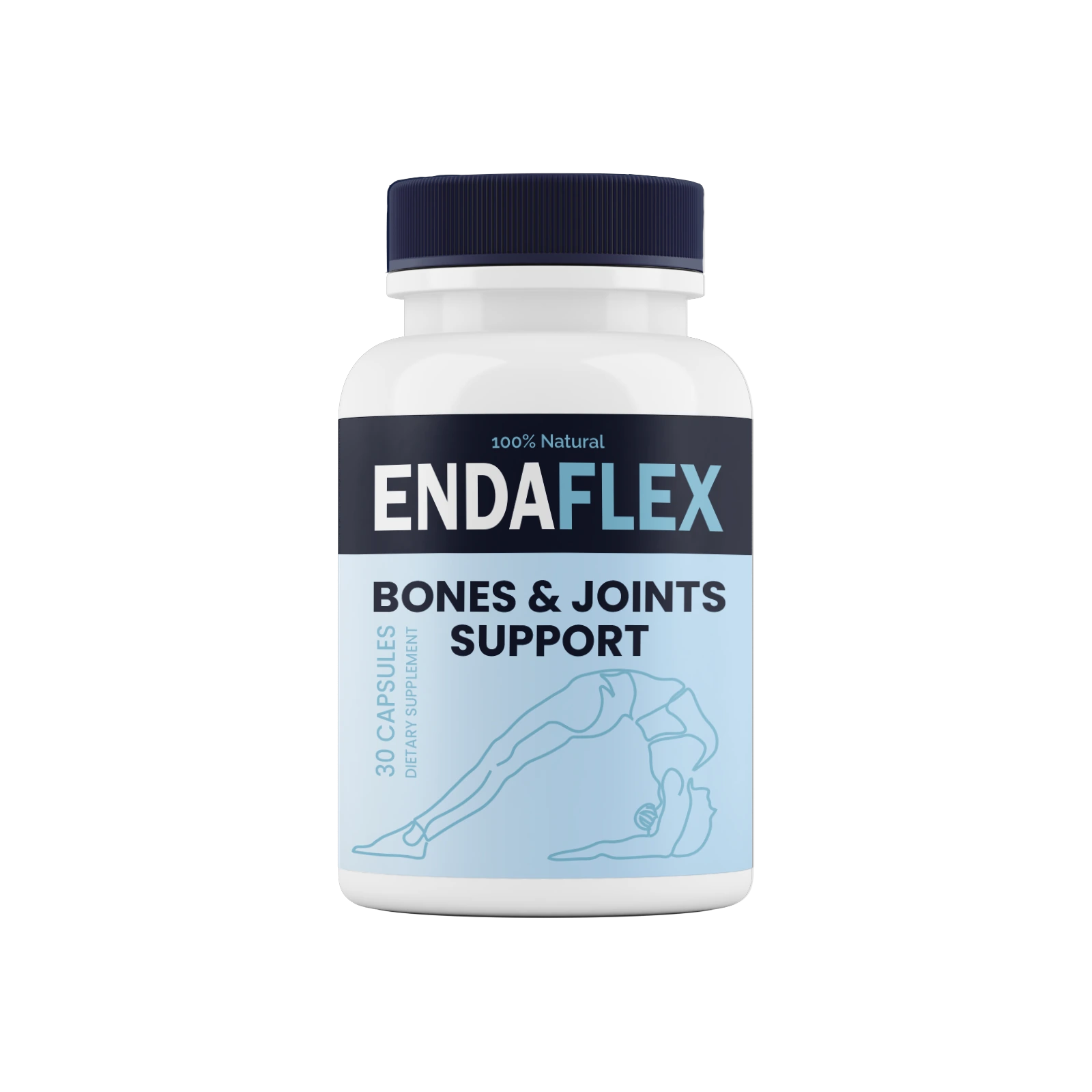 Flacon EndaFlex, 30 gélules, complément alimentaire pour les articulations